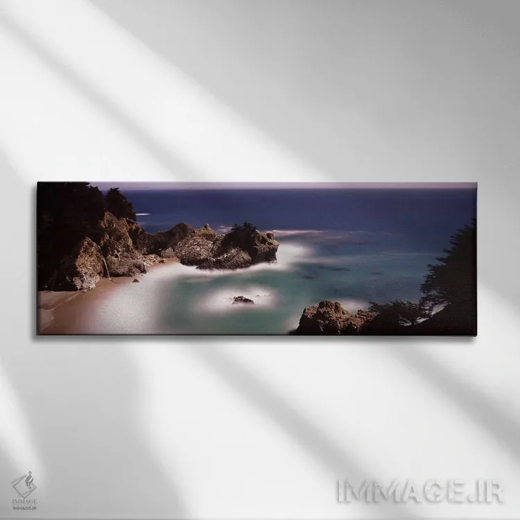 تابلو دکوراتیو Julia Pfeiffer Burns State Park, Monterey County, Calif… اثر پانورامیک ایمجز - نمای روبهرو روی دیوار