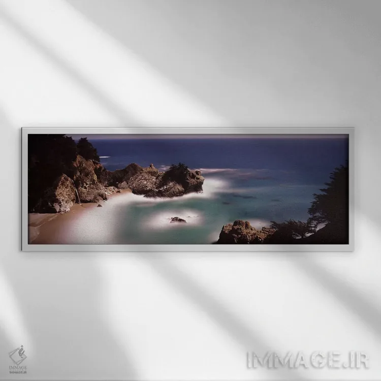 تابلو دکوراتیو Julia Pfeiffer Burns State Park, Monterey County, Calif… اثر پانورامیک ایمجز - نمای قابدار سفید
