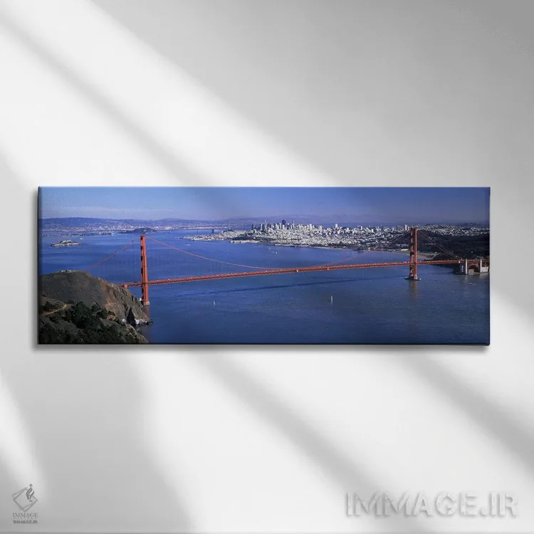تابلو دکوراتیو Golden Gate Bridge, San Francisco, California, USA #4,ن… اثر پانورامیک ایمجز - نمای روبهرو روی دیوار