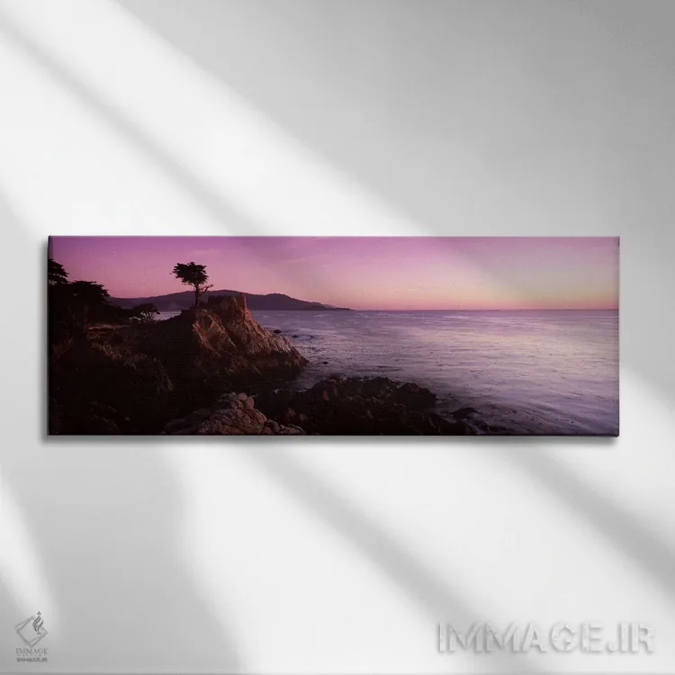 تابلو دکوراتیو Pebble Beach, Monterey County, California, USA,منظره سا… اثر پانورامیک ایمجز - نمای روبهرو روی دیوار