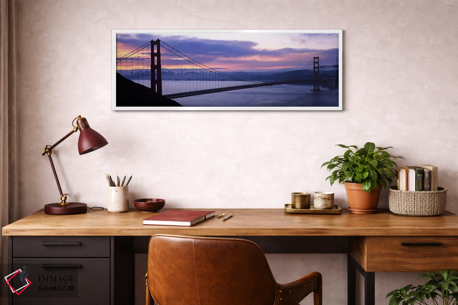 تابلو دکوراتیو Golden Gate Bridge, San Francisco, California, USA,سایه… اثر پانورامیک ایمجز - D3W