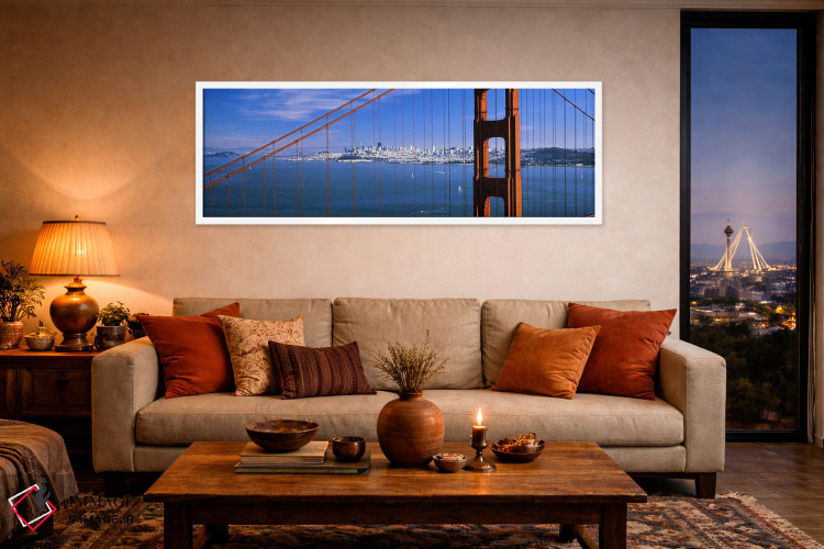 تابلو دکوراتیو Golden Gate Bridge, San Francisco, California, USA,پل م… اثر پانورامیک ایمجز - D3W
