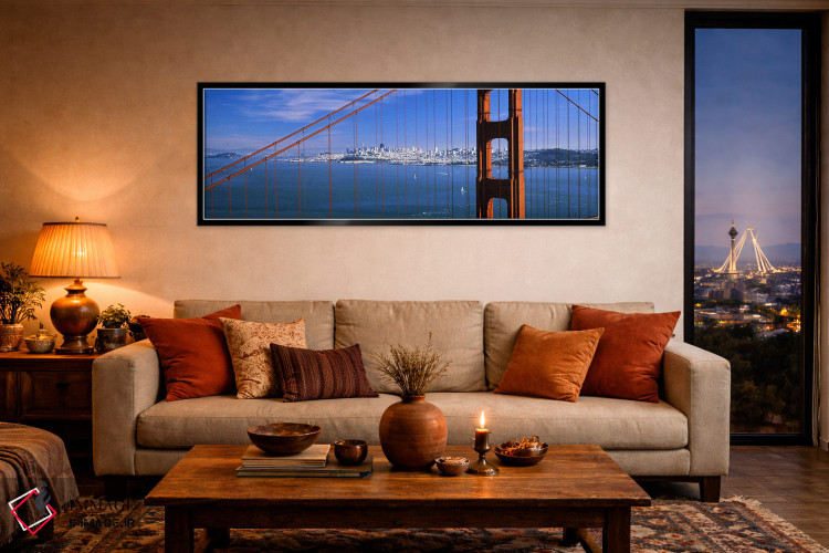 تابلو دکوراتیو Golden Gate Bridge, San Francisco, California, USA,پل م… اثر پانورامیک ایمجز - D5B