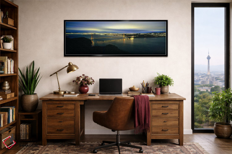 تابلو دکوراتیو Golden Gate Bridge, San Francisco Bay, San Francisco, C… اثر پانورامیک ایمجز - D2B