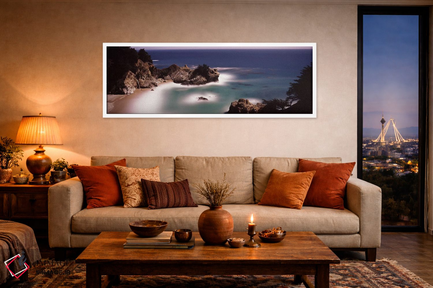 تابلو دکوراتیو Julia Pfeiffer Burns State Park, Monterey County, Calif… اثر پانورامیک ایمجز - D4W