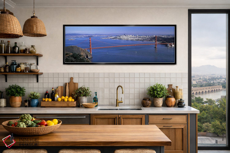 تابلو دکوراتیو Golden Gate Bridge, San Francisco, California, USA #4,ن… اثر پانورامیک ایمجز - D3B