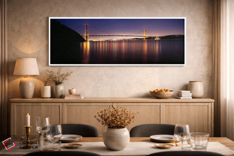 تابلو دکوراتیو Golden Gate Bridge, San Francisco Bay, San Francisco, C… اثر پانورامیک ایمجز - D2W
