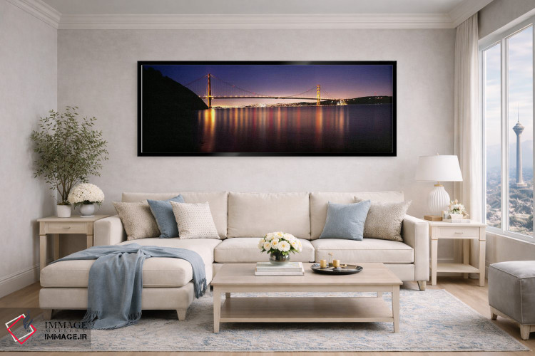 تابلو دکوراتیو Golden Gate Bridge, San Francisco Bay, San Francisco, C… اثر پانورامیک ایمجز - D6B