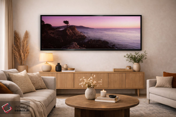 تابلو دکوراتیو Pebble Beach, Monterey County, California, USA,منظره سا… اثر پانورامیک ایمجز - D5B
