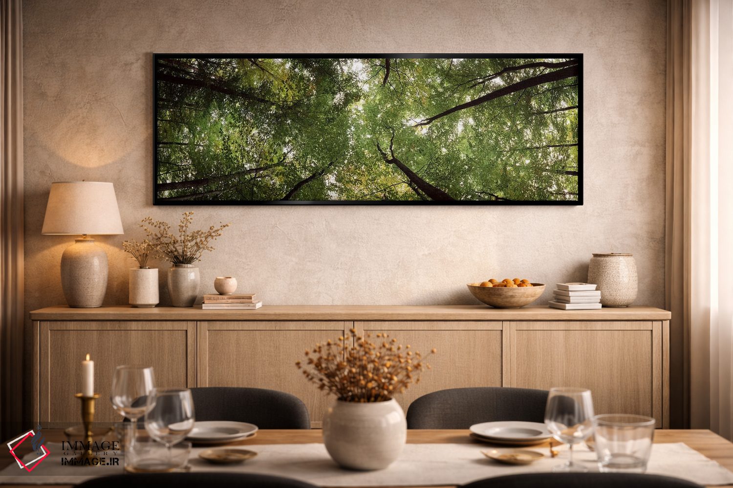 تابلو دکوراتیو Bavaria, Germany #2,نمای زاویه پایین از درختان، بایرن… اثر پانورامیک ایمجز - D2B