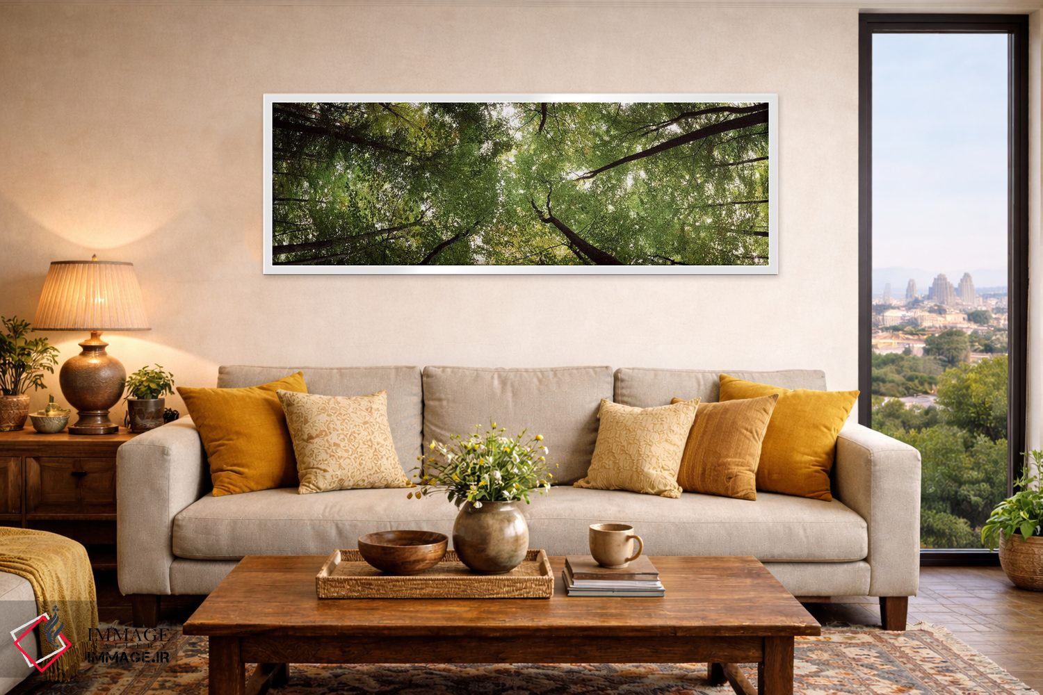 تابلو دکوراتیو Bavaria, Germany #2,نمای زاویه پایین از درختان، بایرن… اثر پانورامیک ایمجز - D4W