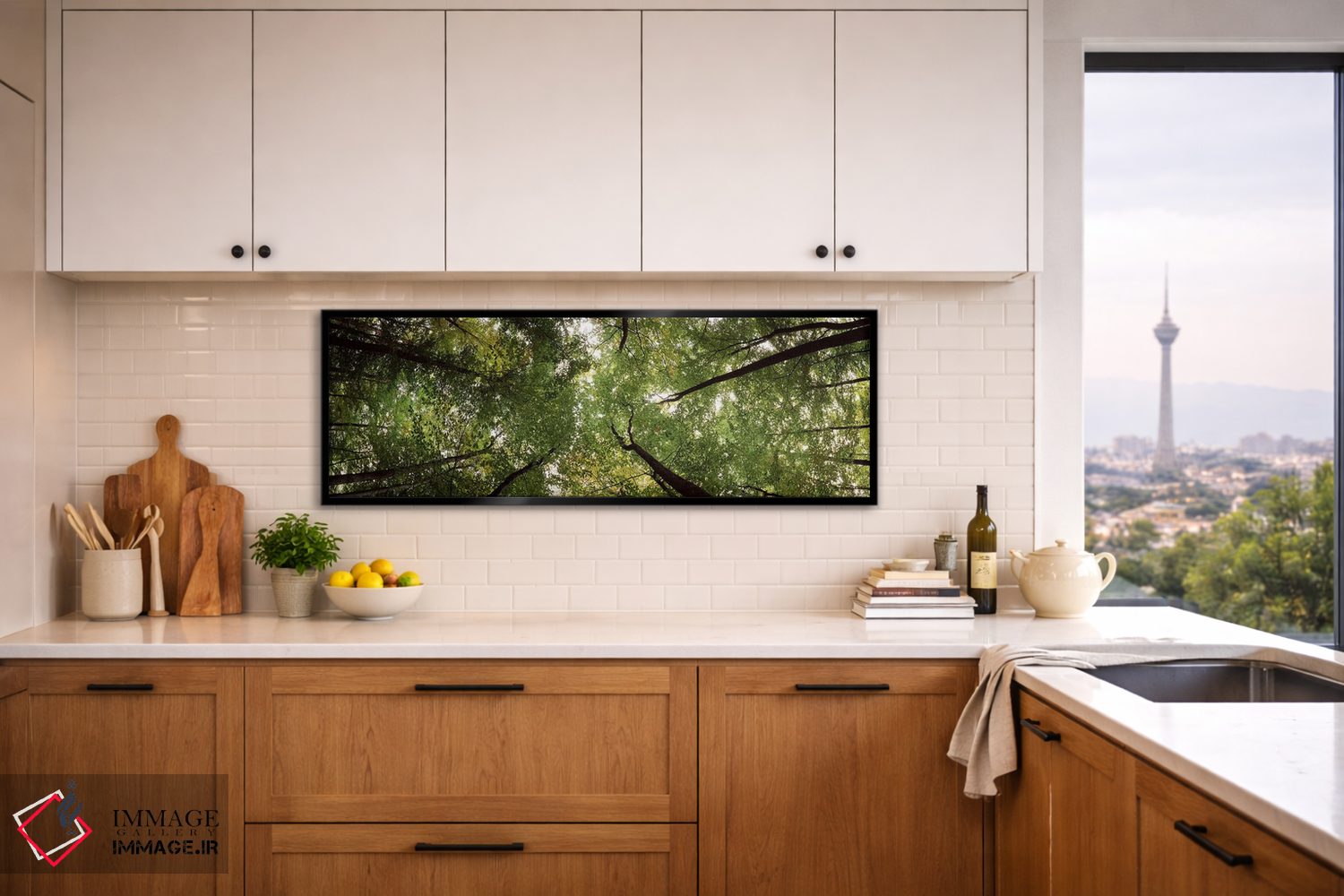 تابلو دکوراتیو Bavaria, Germany #2,نمای زاویه پایین از درختان، بایرن… اثر پانورامیک ایمجز - D6B