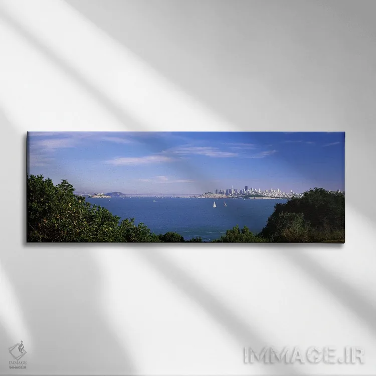 تابلو دکوراتیو San Francisco, Marin County, California, USA,دریا با پل… اثر پانورامیک ایمجز - نمای روبهرو روی دیوار