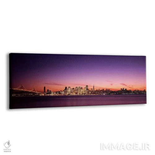 تابلو دکوراتیو Bay Bridge, San Francisco Bay, San Francisco, Californi… اثر پانورامیک ایمجز - نمای پرسپکتیو محصول