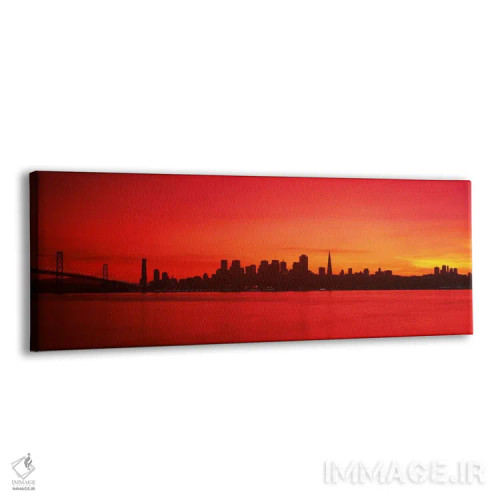 تابلو دکوراتیو Bay Bridge, San Francisco Bay, San Francisco, Californi… اثر پانورامیک ایمجز - نمای پرسپکتیو محصول