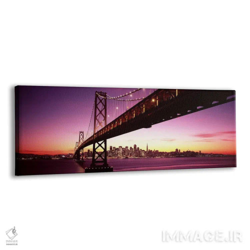 تابلو دکوراتیو Bay Bridge, San Francisco Bay, San Francisco, Californi… اثر پانورامیک ایمجز - نمای پرسپکتیو محصول