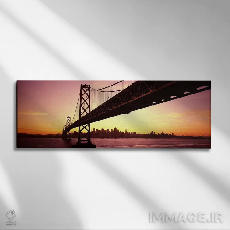 تابلو دکوراتیو San Francisco Bay, San Francisco, California, USA,پل بر… اثر پانورامیک ایمجز - نمای روبهرو روی دیوار