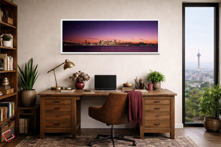 تابلو دکوراتیو Bay Bridge, San Francisco Bay, San Francisco, Californi… اثر پانورامیک ایمجز - D1W