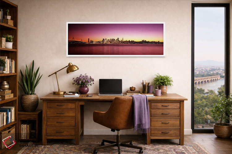 تابلو دکوراتیو Bay Bridge, San Francisco Bay, San Francisco, Californi… اثر پانورامیک ایمجز - D1W