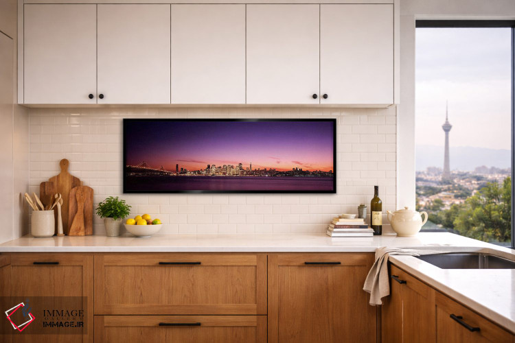 تابلو دکوراتیو Bay Bridge, San Francisco Bay, San Francisco, Californi… اثر پانورامیک ایمجز - D5B