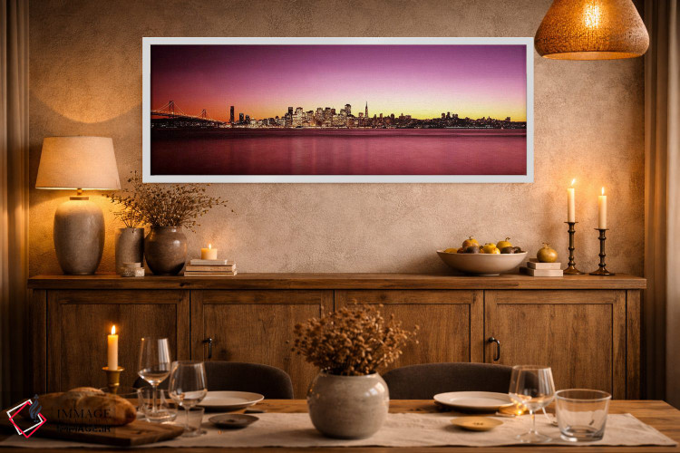 تابلو دکوراتیو Bay Bridge, San Francisco Bay, San Francisco, Californi… اثر پانورامیک ایمجز - D2W