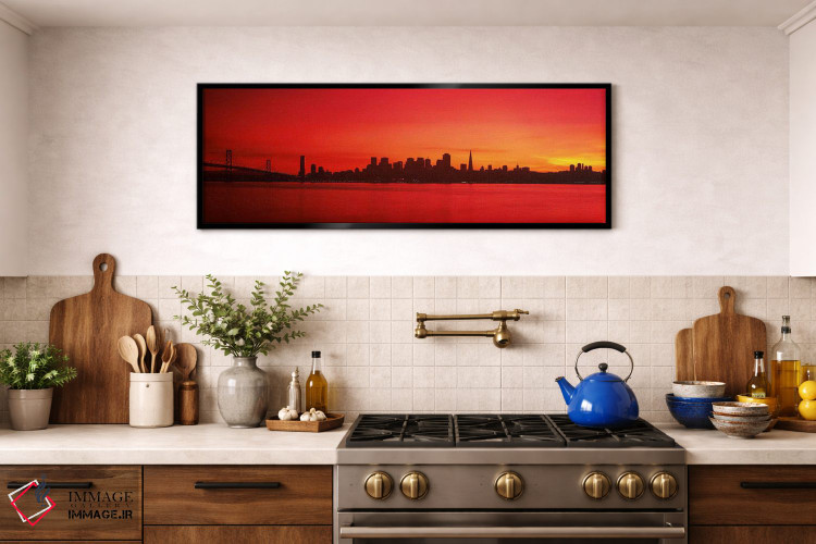 تابلو دکوراتیو Bay Bridge, San Francisco Bay, San Francisco, Californi… اثر پانورامیک ایمجز - D2B