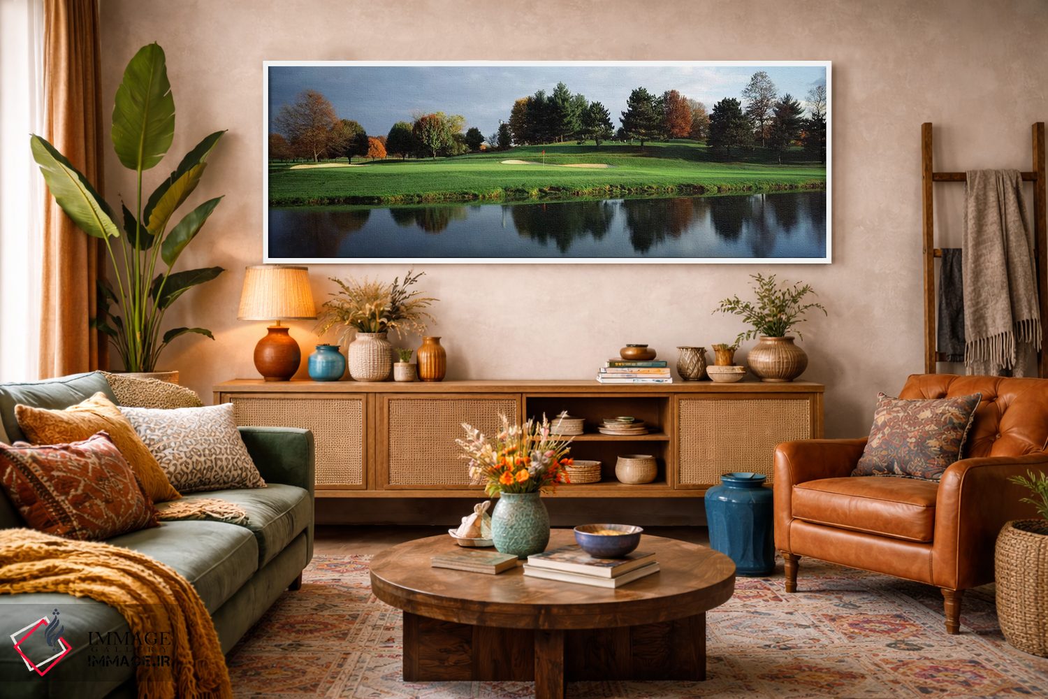 تابلو دکوراتیو 8th Hole, Westwood Country Club, Vienna, Fairfax County… اثر پانورامیک ایمجز - D2W