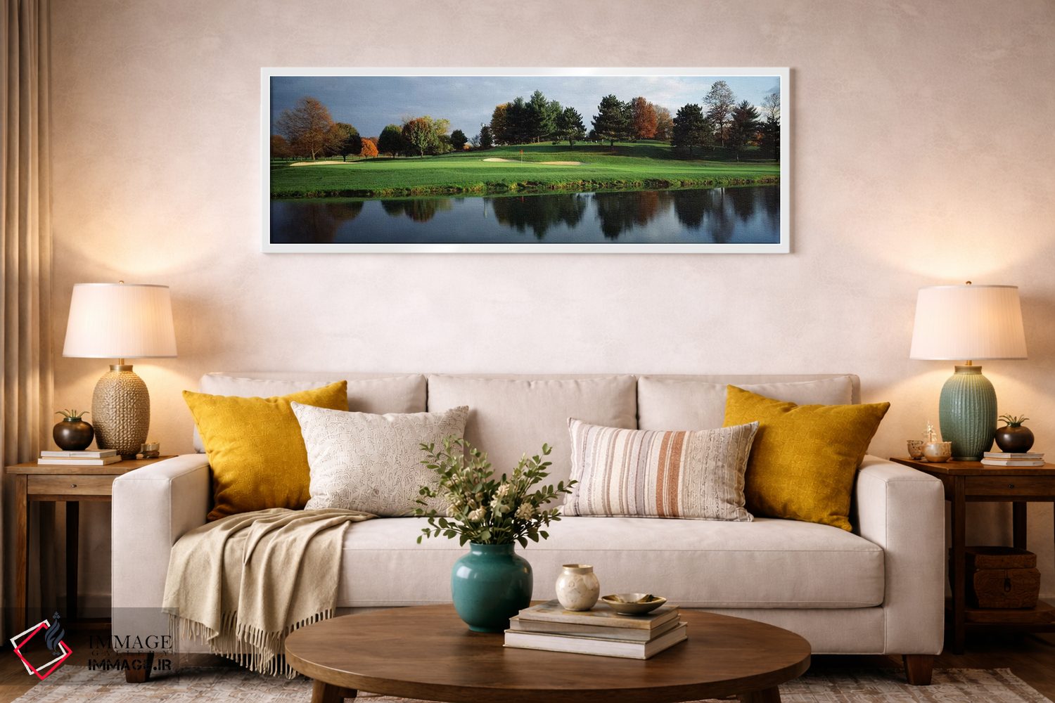 تابلو دکوراتیو 8th Hole, Westwood Country Club, Vienna, Fairfax County… اثر پانورامیک ایمجز - D1W