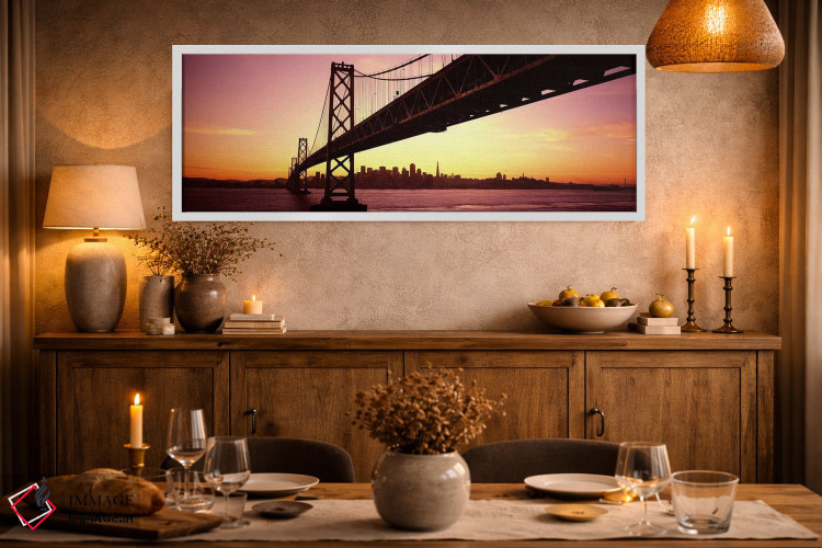 تابلو دکوراتیو San Francisco Bay, San Francisco, California, USA,پل بر… اثر پانورامیک ایمجز - D2W