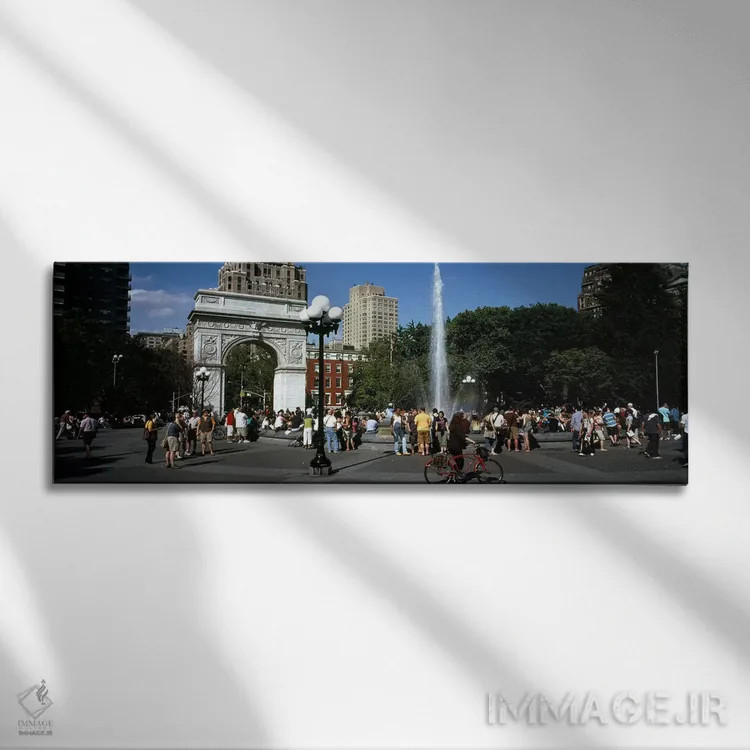 تابلو دکوراتیو Washington Square Arch, Washington Square Park, Manhatt… اثر پانورامیک ایمجز - نمای روبهرو روی دیوار