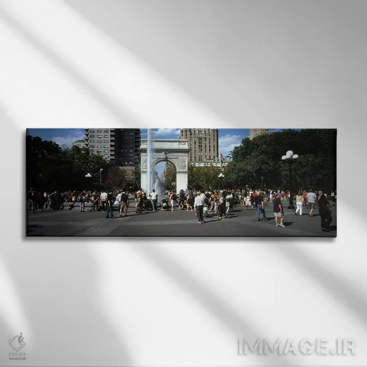 تابلو دکوراتیو Washington Square Park, Manhattan, New York City, New Y… اثر پانورامیک ایمجز - نمای روبهرو روی دیوار