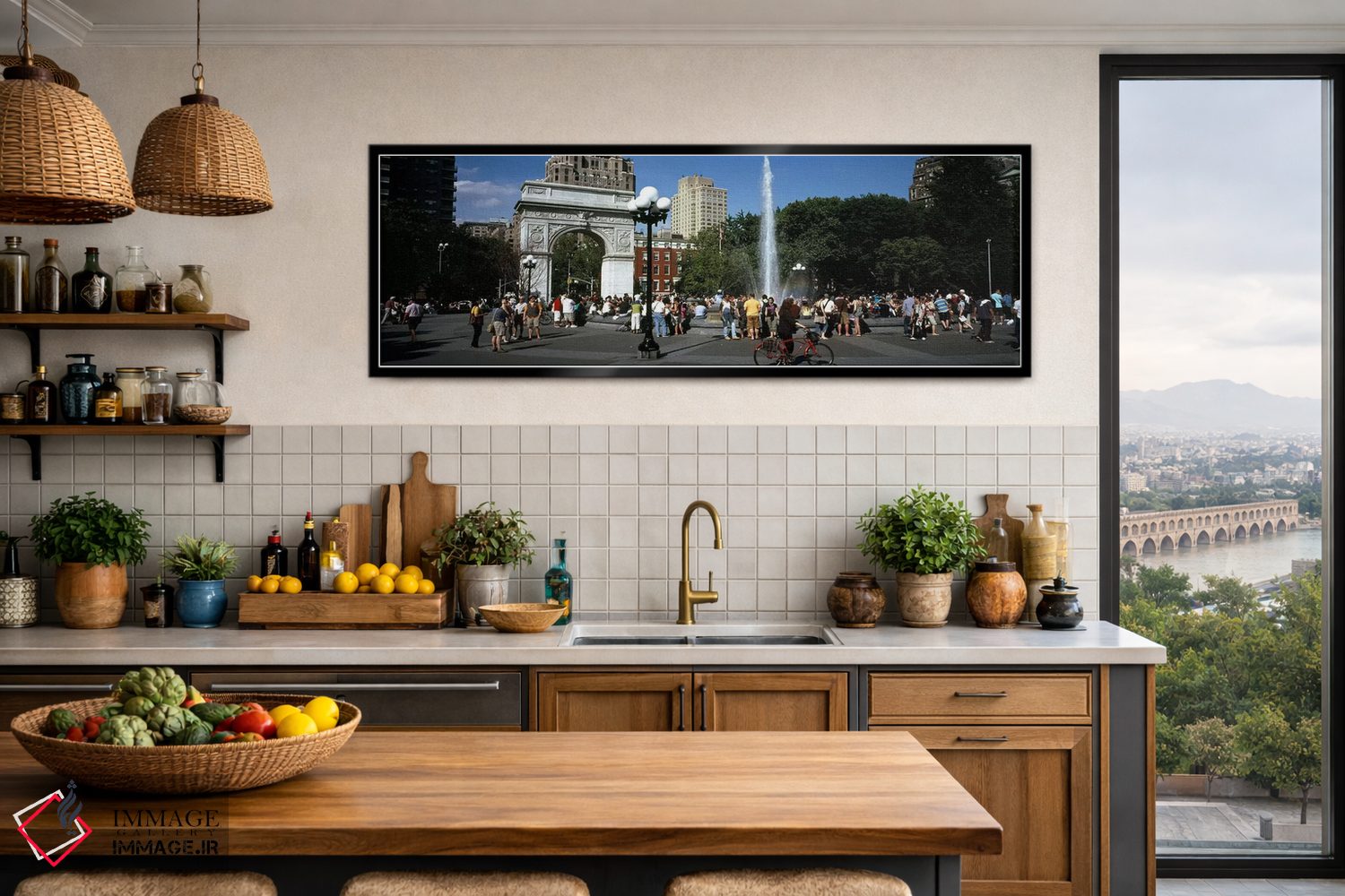 تابلو دکوراتیو Washington Square Arch, Washington Square Park, Manhatt… اثر پانورامیک ایمجز - D4B