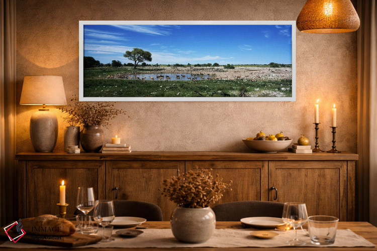 تابلو دکوراتیو Etosha National Park, Kunene Region, Namibia,حیوانات وح… اثر پانورامیک ایمجز - D2W