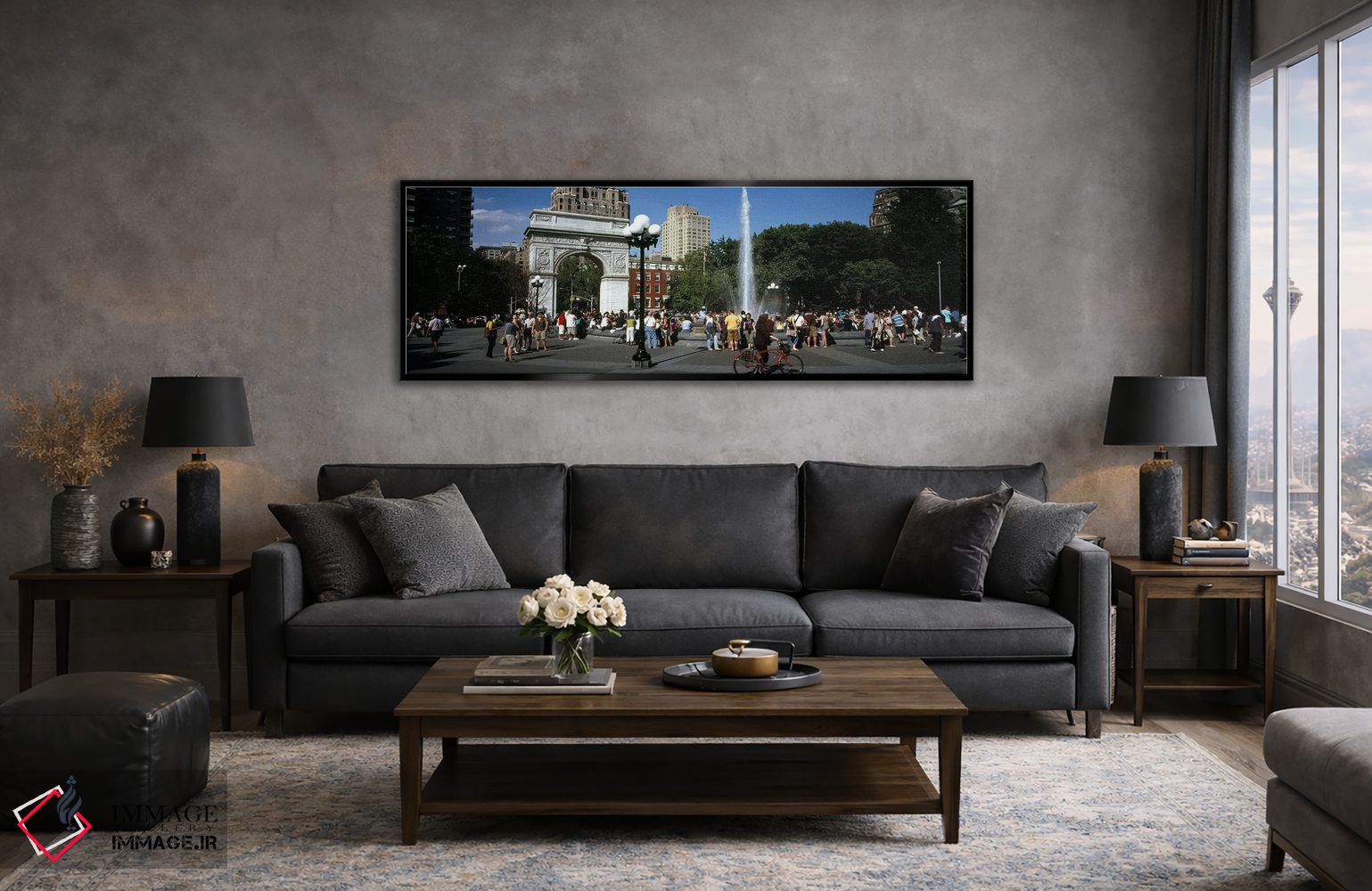 تابلو دکوراتیو Washington Square Arch, Washington Square Park, Manhatt… اثر پانورامیک ایمجز - D6B