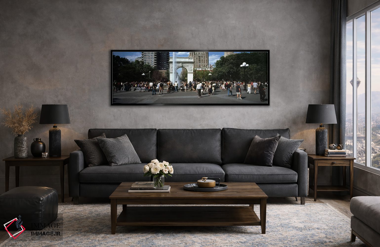 تابلو دکوراتیو Washington Square Park, Manhattan, New York City, New Y… اثر پانورامیک ایمجز - D6B