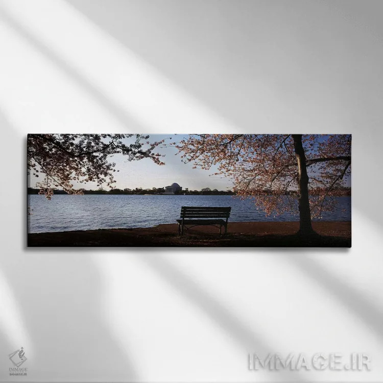 تابلو دکوراتیو Jefferson Memorial, Tidal Basin, Potomac River, Washing… اثر پانورامیک ایمجز - نمای روبهرو روی دیوار