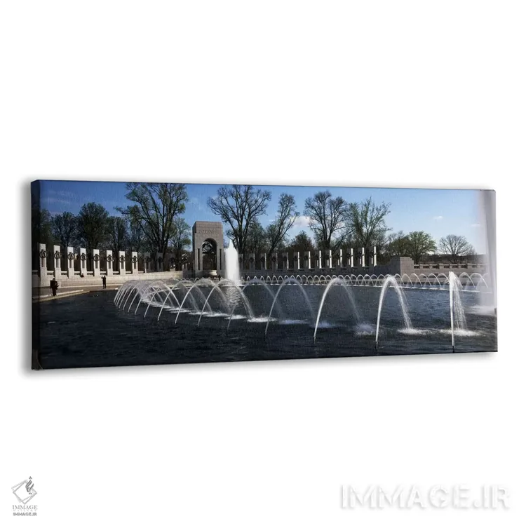 تابلو دکوراتیو National World War II Memorial, Washington DC, USA,فوار… اثر پانورامیک ایمجز - نمای پرسپکتیو محصول