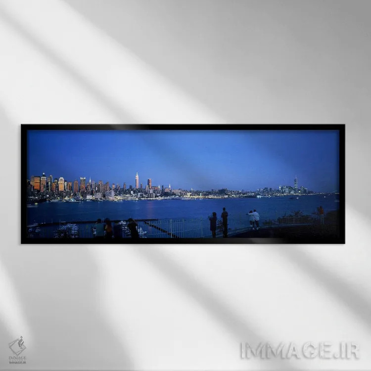تابلو دکوراتیو New York City, New York State, USA #2,شهر از پارک همیلت… اثر پانورامیک ایمجز - نمای قابدار مشکی
