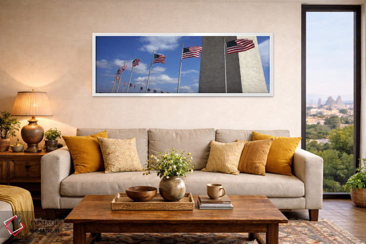 تابلو دکوراتیو Washington Monument, National Mall, Washington, D.C., U… اثر پانورامیک ایمجز - D5W