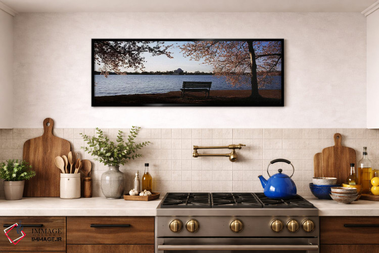 تابلو دکوراتیو Jefferson Memorial, Tidal Basin, Potomac River, Washing… اثر پانورامیک ایمجز - D2B