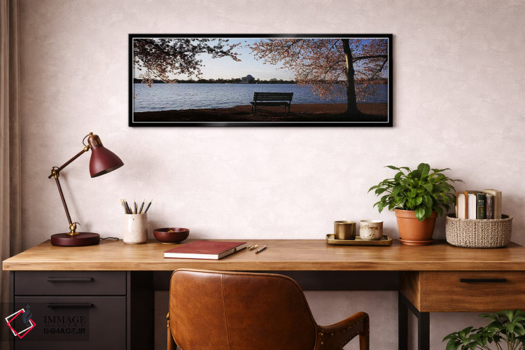 تابلو دکوراتیو Jefferson Memorial, Tidal Basin, Potomac River, Washing… اثر پانورامیک ایمجز - D3B