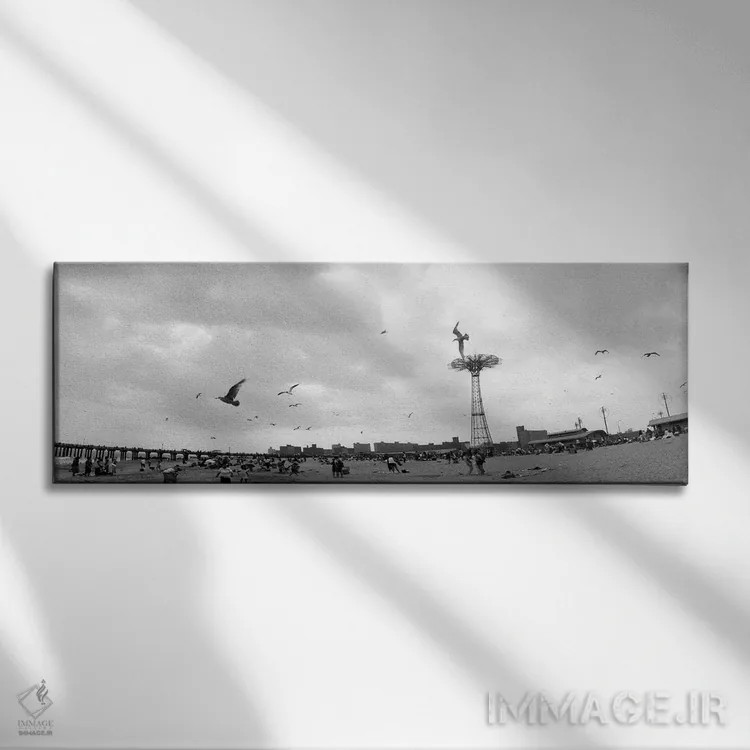 تابلو دکوراتیو Coney Island, Brooklyn, New York City, New York State… اثر پانورامیک ایمجز - نمای روبهرو روی دیوار