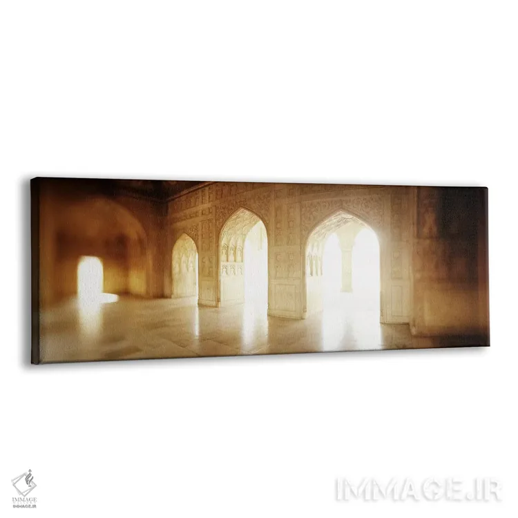تابلو دکوراتیو Agra Fort, Agra, Uttar Pradesh, India,فضای داخلی تالار… اثر پانورامیک ایمجز - نمای پرسپکتیو محصول