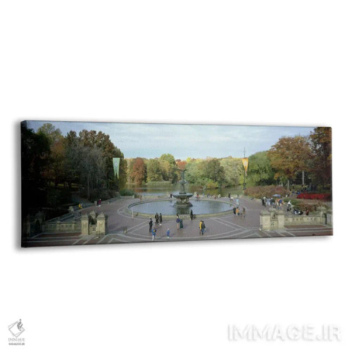 تابلو دکوراتیو Bethesda Fountain, Central Park, Manhattan, New York Ci… اثر پانورامیک ایمجز - نمای پرسپکتیو محصول