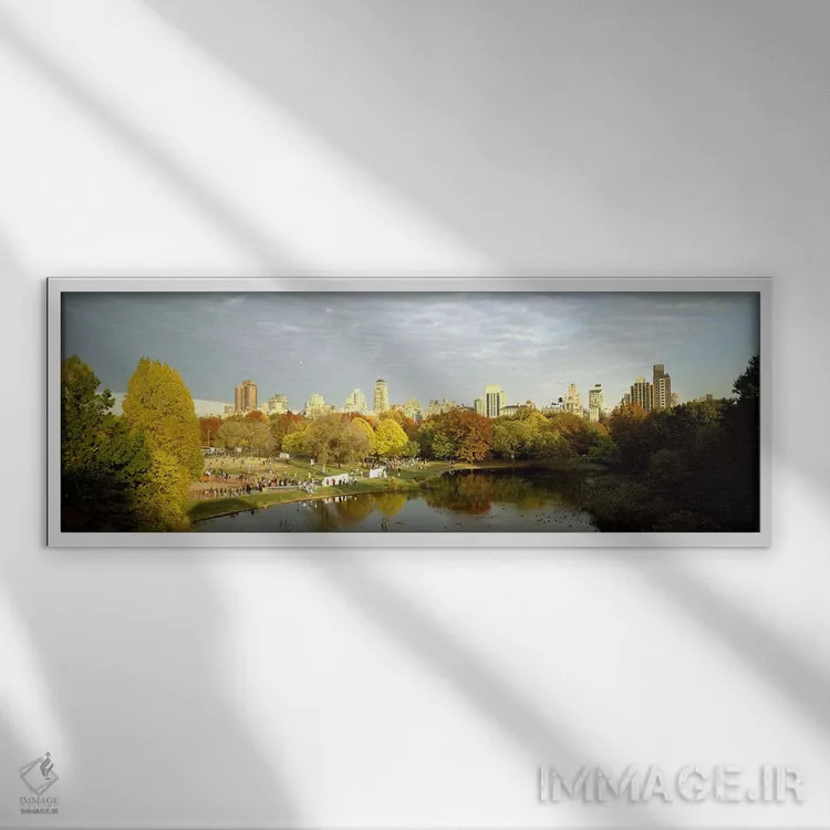 تابلو دکوراتیو Central Park, Manhattan, New York City, New York State… اثر پانورامیک ایمجز - نمای قابدار سفید