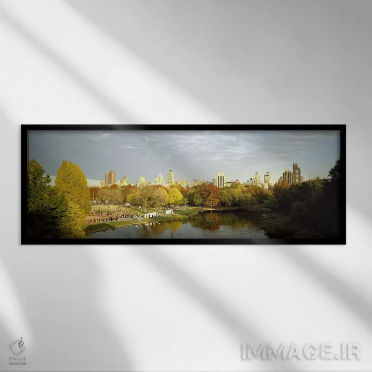 تابلو دکوراتیو Central Park, Manhattan, New York City, New York State… اثر پانورامیک ایمجز - نمای قابدار مشکی