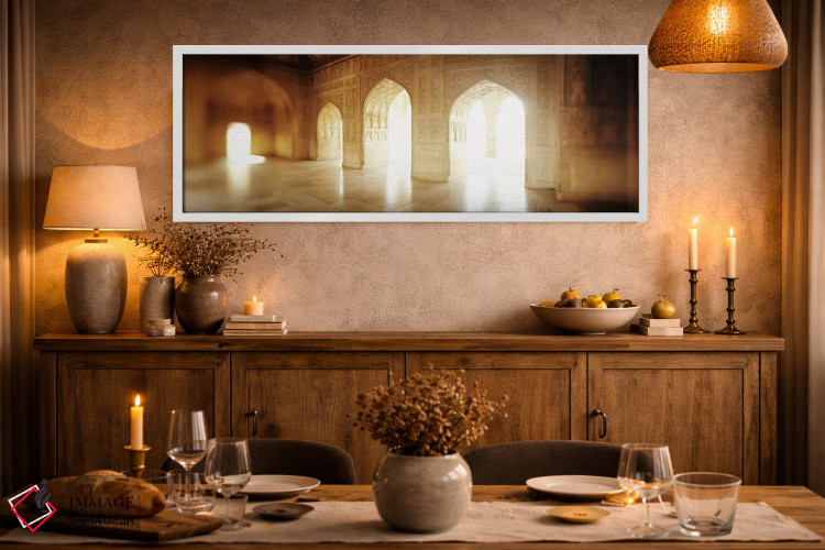 تابلو دکوراتیو Agra Fort, Agra, Uttar Pradesh, India,فضای داخلی تالار… اثر پانورامیک ایمجز - D1W