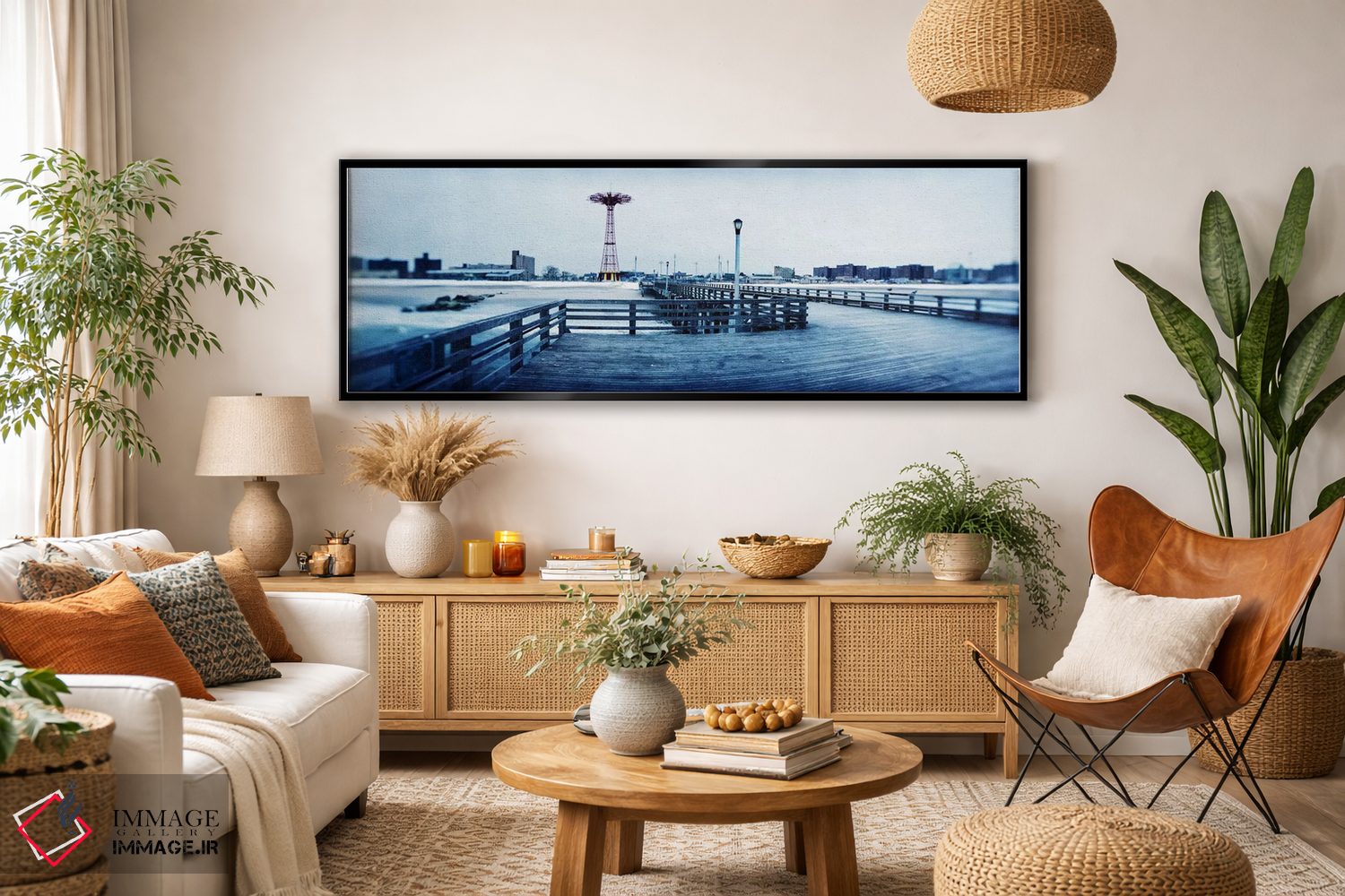 تابلو دکوراتیو Coney Island, Brooklyn, New York City, New York State… اثر پانورامیک ایمجز - D4B