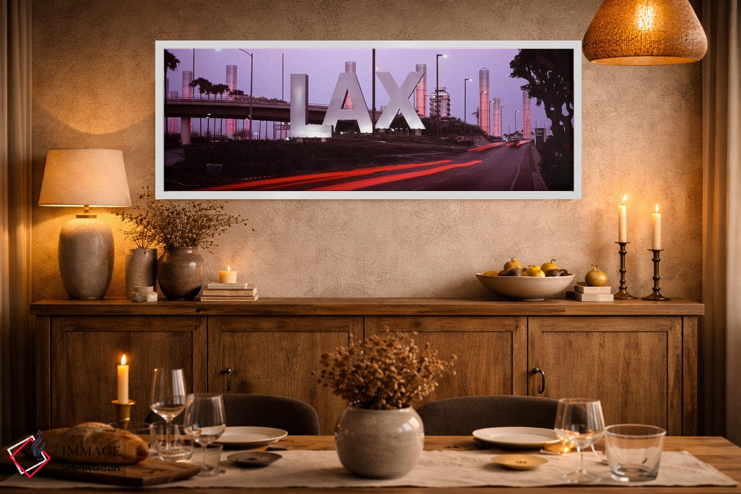 تابلو دکوراتیو Los Angeles International Airport, Los Angeles, Los Ang… اثر پانورامیک ایمجز - D1W