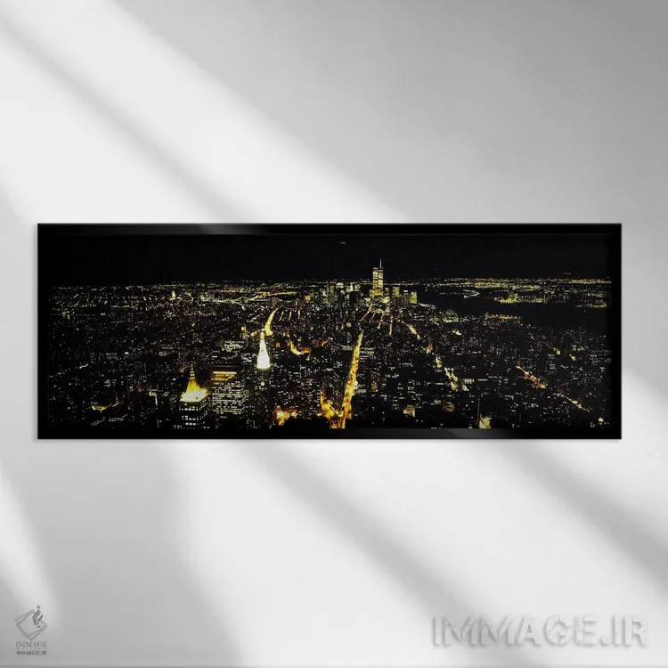 تابلو دکوراتیو New York City, New York State, USA #2,نمای هوایی از شهر… اثر پانورامیک ایمجز - نمای قابدار مشکی